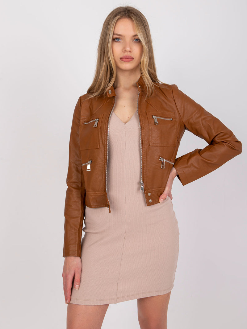 Camel faux leather perfecto